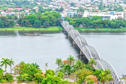 hue guided city tour and river cruise from chan may port