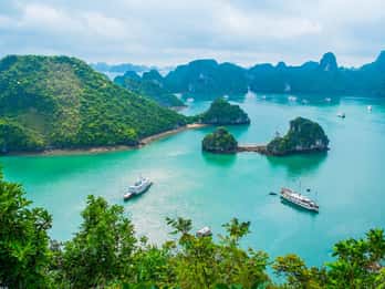 Escursione a terra: Escursione di un giorno nella baia di Halong dal porto di Halong