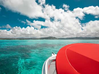 Maurice : Visite d'une jounée en bateau à moteur à l'île aux Cerfs & BBQ