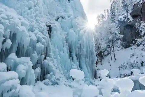 Experiencia de escalada en hielo en Bled
