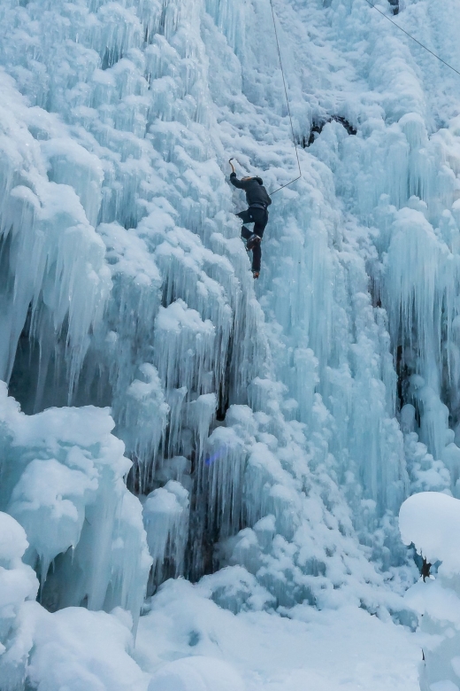 Esperienza di arrampicata su ghiaccio a Bled