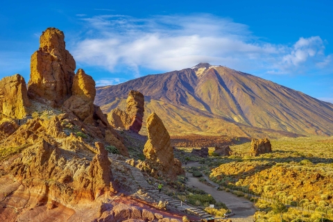 Desde Tenerife Sur: Excursión de un día al Teide y TeleféricoTenerife: tour de senderismo en el Teide con teleférico