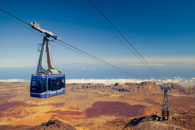 Desde Tenerife Sur: Excursión de un día al Teide y TeleféricoTenerife: tour de senderismo en el Teide con teleférico