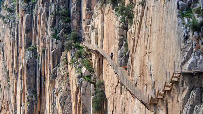 desde la costa del sol o málaga caminito del rey y tapas
