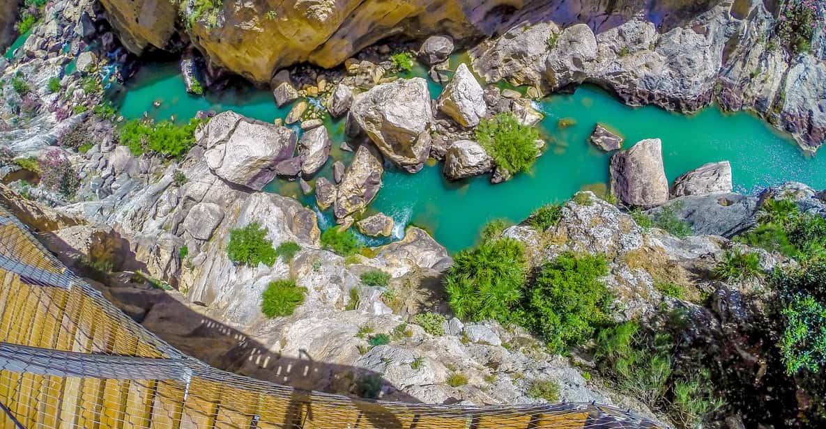 From Costa del Sol or Malaga: Caminito del Rey with Tapas