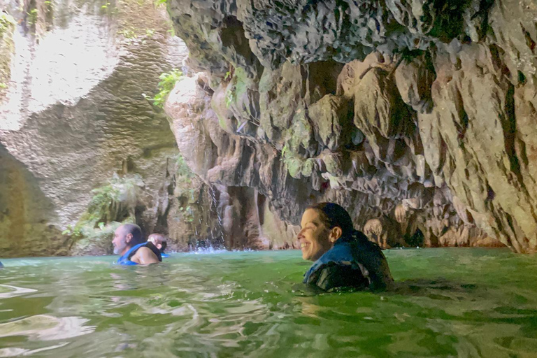 San Juan: Arenales Caves, Waterfall, Spring & River Swimming
