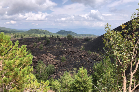 Depuis Taormine : randonnée sur l’Etna le matin