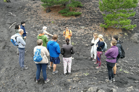 Från Taormina: Etna och Alcantara med vinprovningFrån Taormina: Heldagstur till Etna och Alcantara med vinprovning