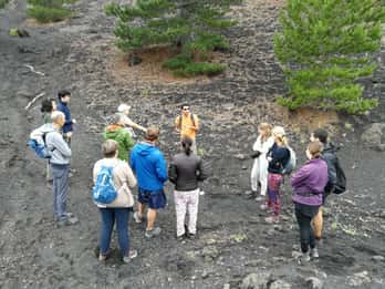 From Taormina: Full-Day Etna, Wine & Alcantara Canyons Tour