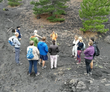 From Taormina: Full-Day Etna, Wine & Alcantara Canyons Tour