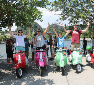 Scootertochten in Hanoi