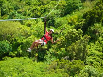 Kauai: Zipline-Abenteuer in Poipu mit 5 Seilrutschen Kauai: Zipline-Abenteuer in Poipu mit 5 Seilrutschen