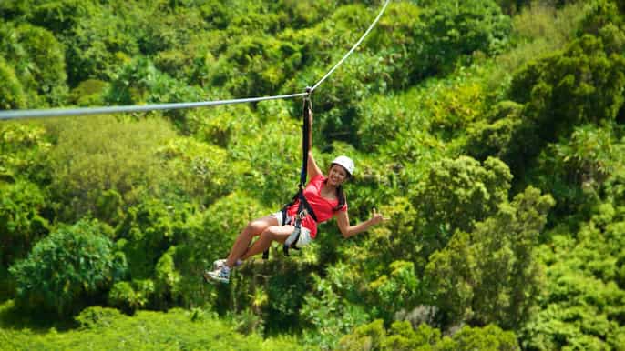 kauai ecofriendly 5 line zipline adventure in poipu