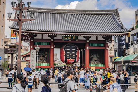 Tokio: Wycieczka piesza Asakusa z wizytą w świątyni Sensoji