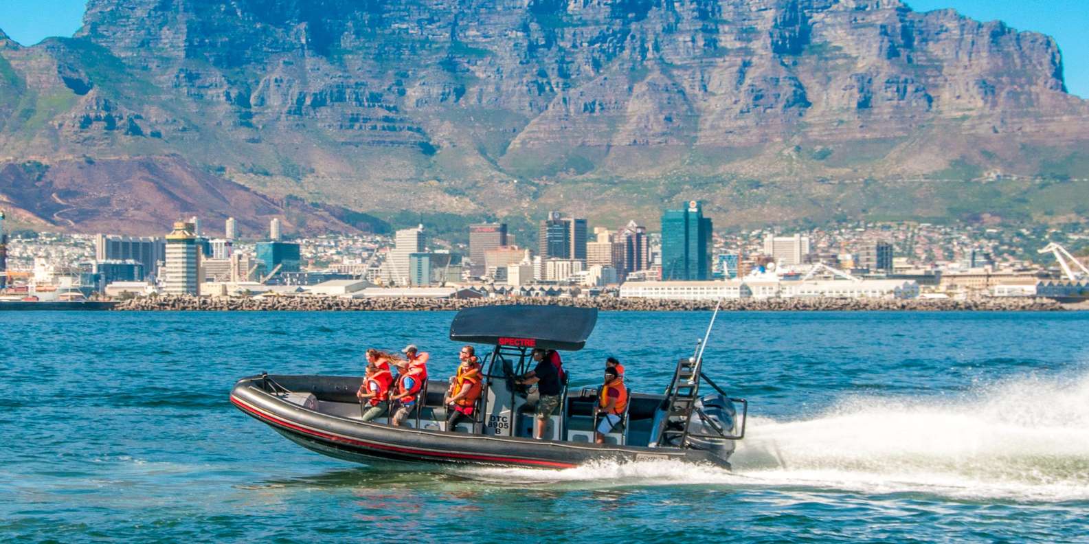 Cape Town Ocean Safari Speed Boat Adventure in Table Bay