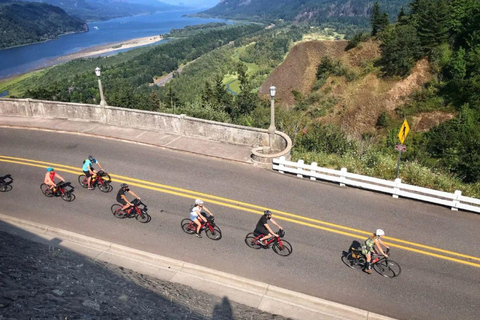 Portland: Columbia River Gorge Waterfalls Hike & Bike Tour
