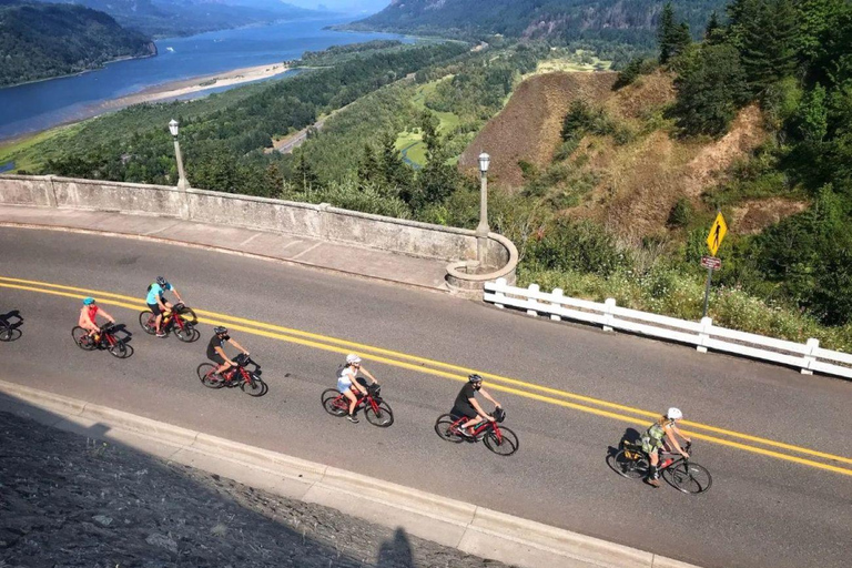 Portland: Columbia River Gorge Waterfalls Hike & Bike Tour