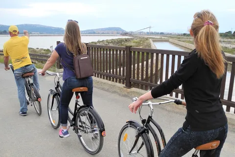 Cagliari: Bike Tour in the Flamingo Oasis