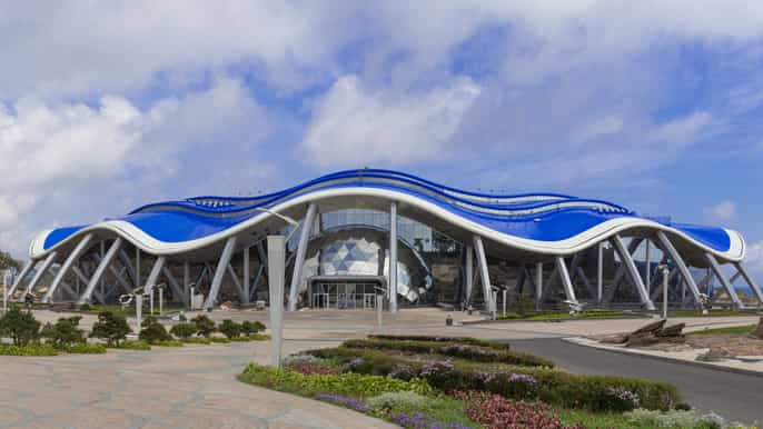 primorsky aquarium on russky island