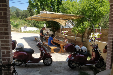 Corfu: Half-Day Scooter Tour with Wine & Olive Oil Tasting Vespa Scooter - 1 Person/Vespa (Motorcycle License Required)