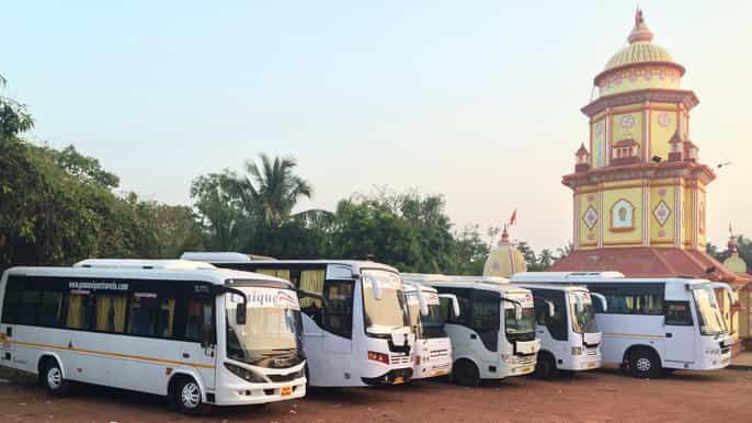 goa 5hour coach/taxi guided tour from mormugao harbor