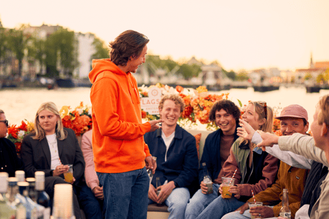 Amsterdam: Luxury Canal Cruise on Authentic Flowerboat Luxury Flower Boat from Central Station