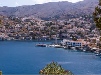 Ab Rhodos: Ganztägige Bootsfahrt zur Insel Symi Ab Rhodos: Ganztägige Bootsfahrt zur Insel Symi