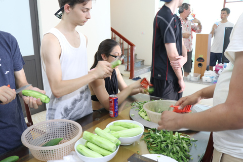 Hanoi: Bygdegårdstur och matlagningskurs med lunch