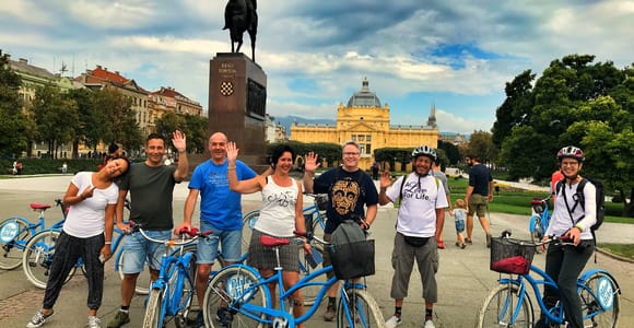Zagreb: 2,5-Stunden-Highlights Fahrradtour