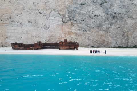 Zakynthos Island: Navagio Shipwreck Beach & Blue Caves Tour