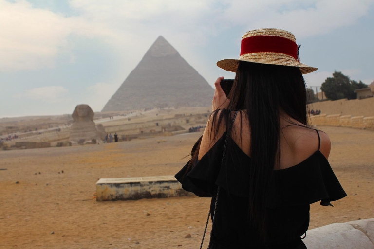 Marsa Alam : excursion en avion au Caire et pyramides GizehVisite en groupe avec déjeuner, frais d'entrée non inclus