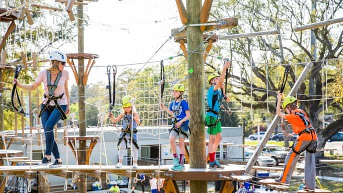 high ropes adventure park in charleston south carolina