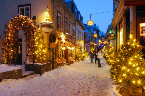 2-stündige Weihnachtszauber-Tour in Old Quebec2-stündige Weihnachtszauber-Tour in Old Quebec auf Französisch