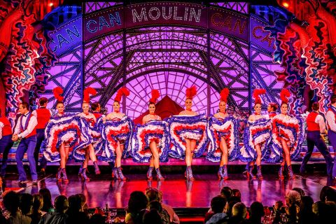 Paris: Middagsforestilling på Moulin Rouge