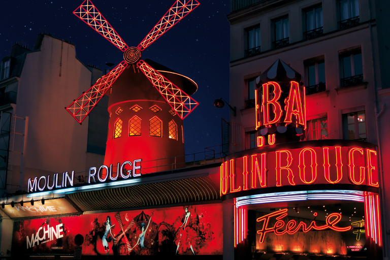 Paris: Dinner Show at the Moulin Rouge Dinner Show with Vegetarian Menu