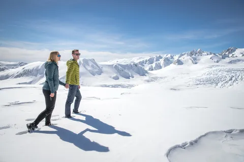 Vol en hélicoptère sur le glacier François-Joseph avec atterrissage dans la neige