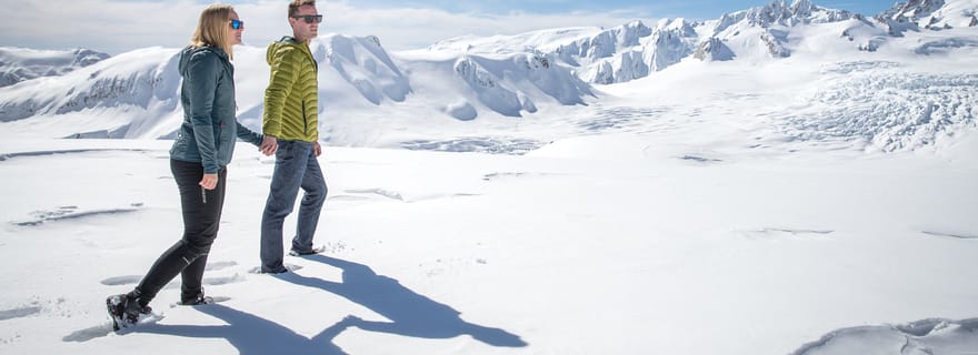 Vol en hélicoptère sur le glacier François-Joseph avec atterrissage dans la neige
