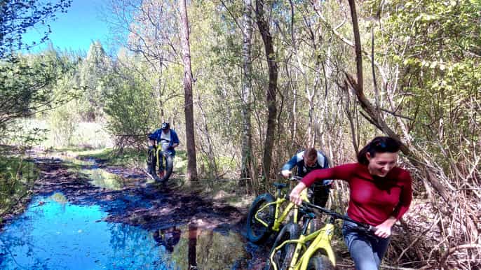 visaginas swamps and bogs fatbike tour