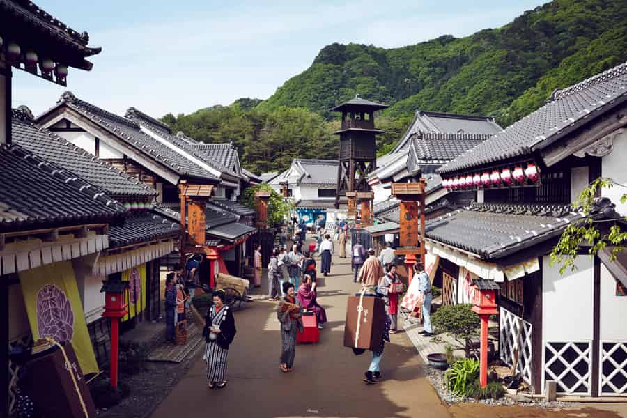 Nikko: Edo Wonderland Edomura Kultur-Themenpark Ticket. Foto: GetYourGuide Nikko: Edo Wonderland Edomura Kultur-Themenpark Ticket. Foto: GetYourGuide