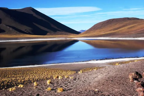 Lagunes altiplaniques et pierres rouges de San Pedro de Atacama