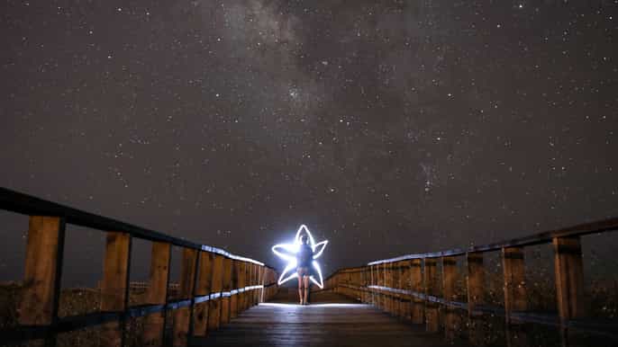 albufeira vilamoura algarve night photo trip in vw t2 van