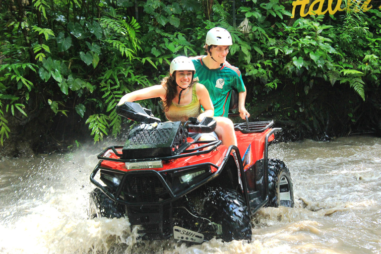 Ubud: 350CC ATV Adventure with Blangsinga Glass Bridge Tour 350CC Tandem ATV Ride + Blangsinga Glass Bridge Tour