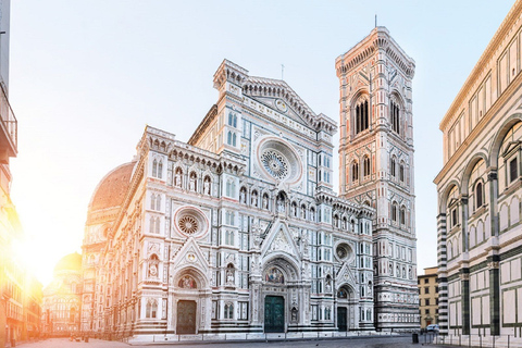 Florence: Walking Tour, Accademia Gallery & Uffizi Gallery Tour in Italian