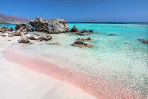 From Rethymno: Elafonissi Pink Sand Beach Small Group Tour