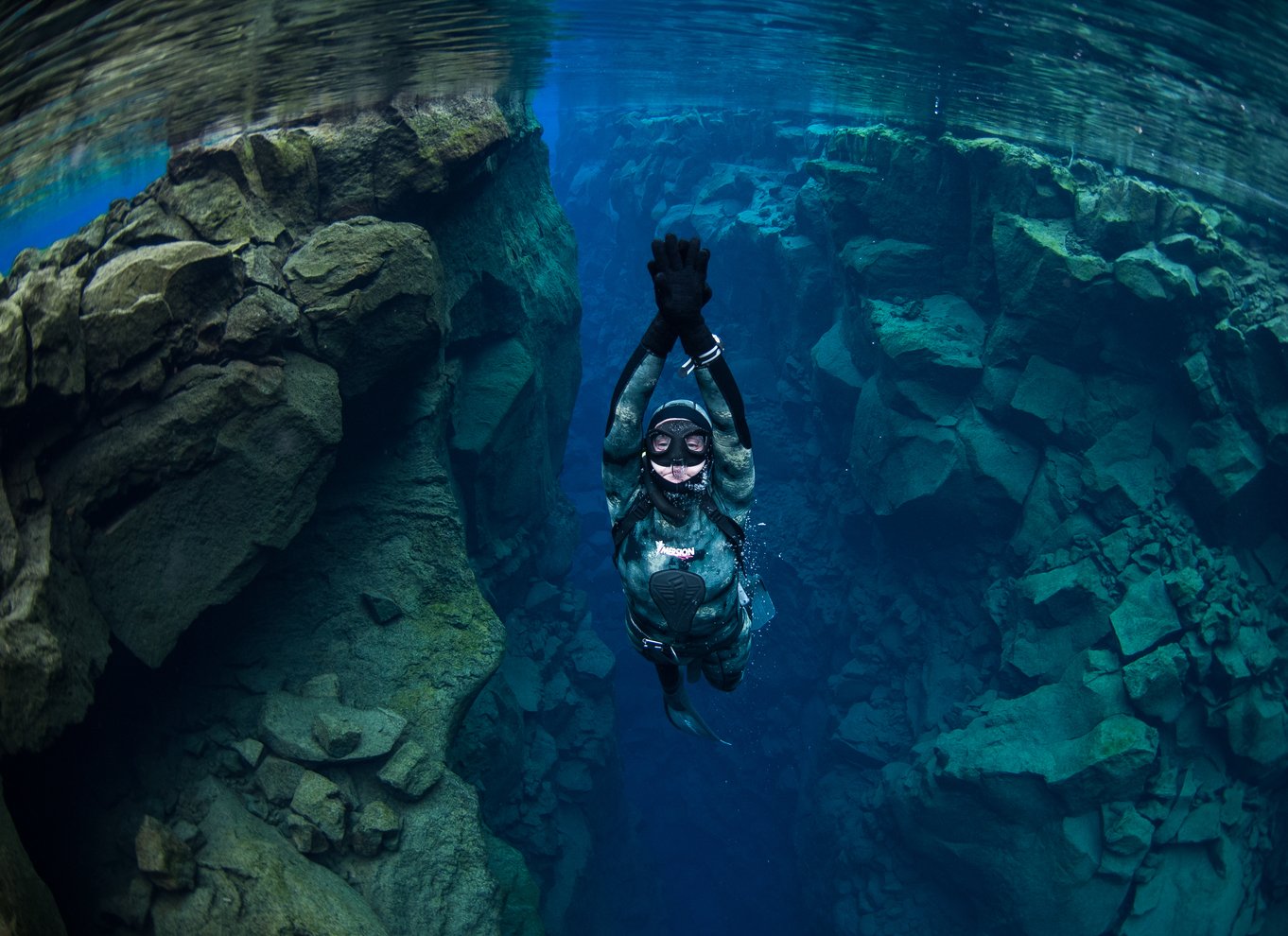 Thingvellir: Silfra Freedive Adevnture med en guide