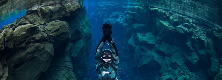 Thingvellir : Adevnture de plongée libre Silfra avec un guide