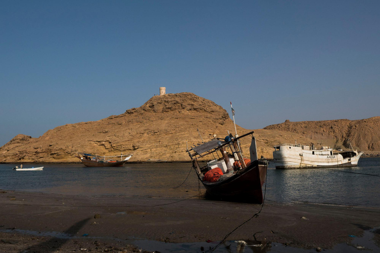 Wadi Shab: Adventure Tour With Cave Swim & Waterfall Visit