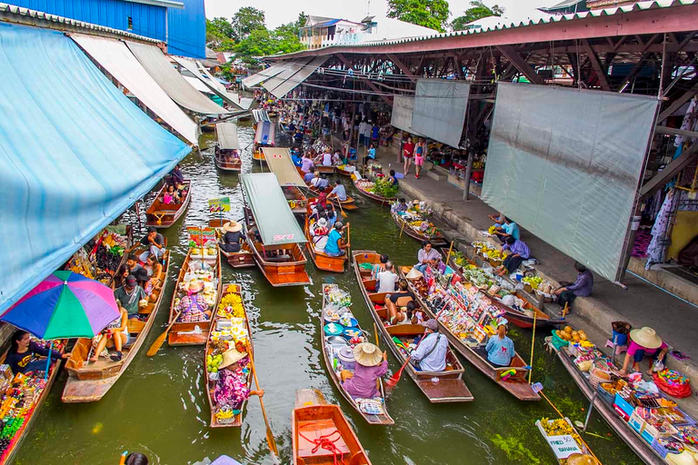 Flughafen BKK Transittour: Schwimmender Markt &amp; Zugmarkt