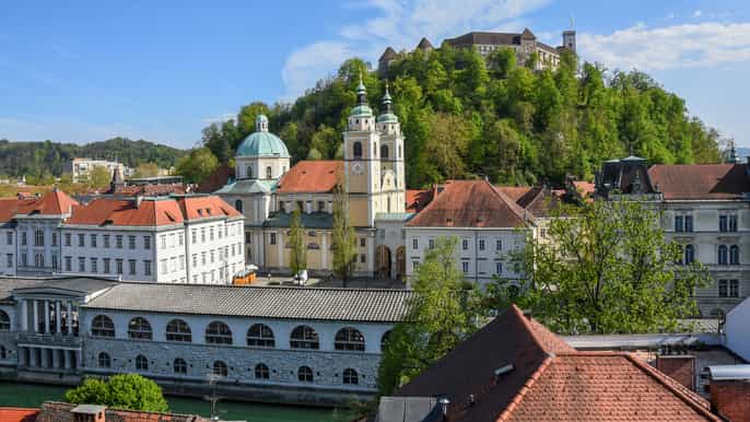 ljubljana guided walk funicular ride to ljubljana castle