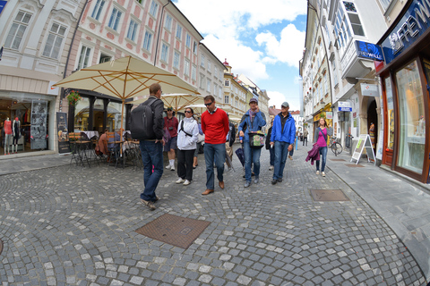 Ljubljana: rondleiding & kabelbaanrit naar het kasteelGedeelde wandeling met gids & gedeelde kabelbaanrit